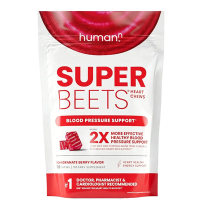 Humann SuperBeets Heart Chews 60pcs Energy Supplement